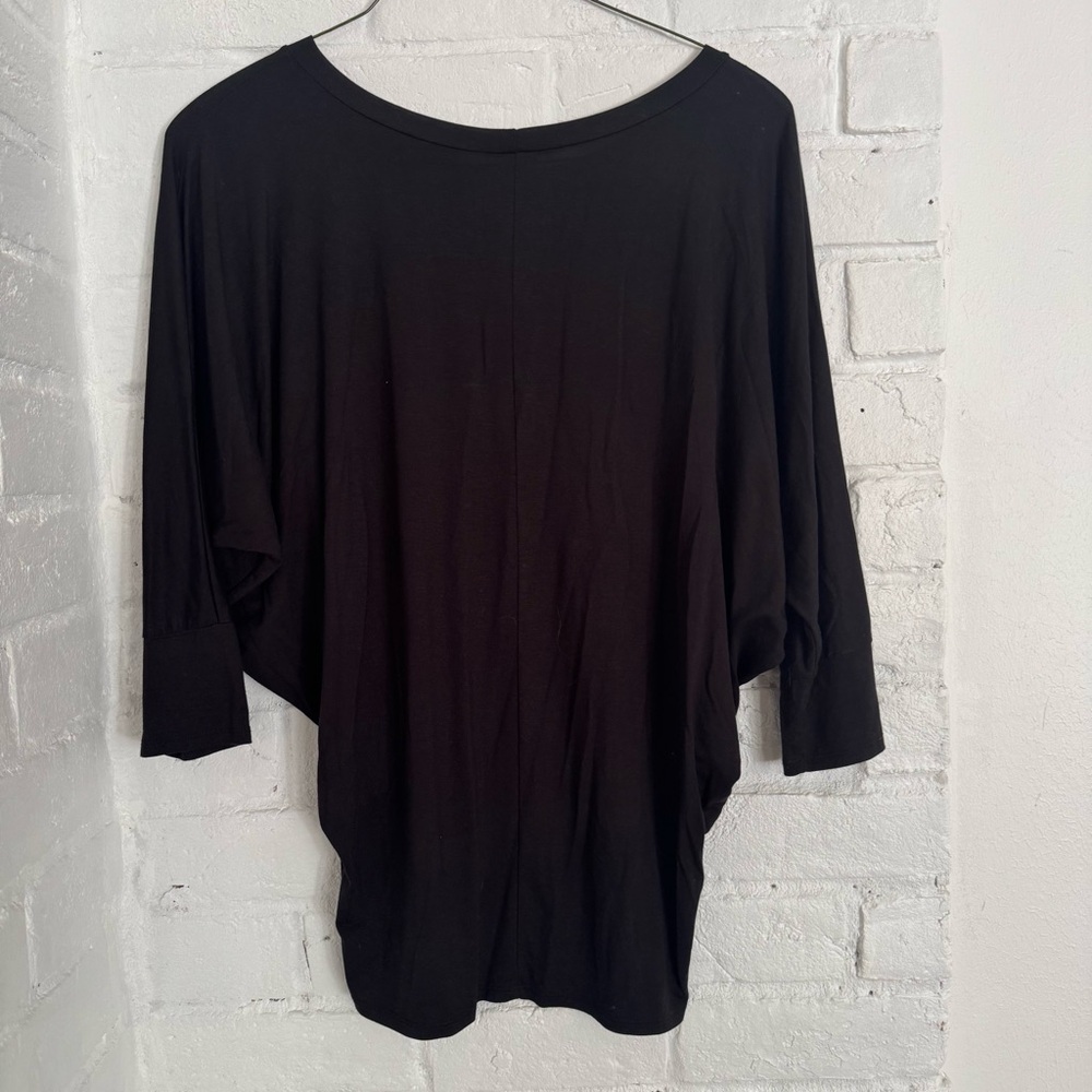 Lilypad Black Oversized Tunic Top - Size Medium $15 - Picture 8 of 8